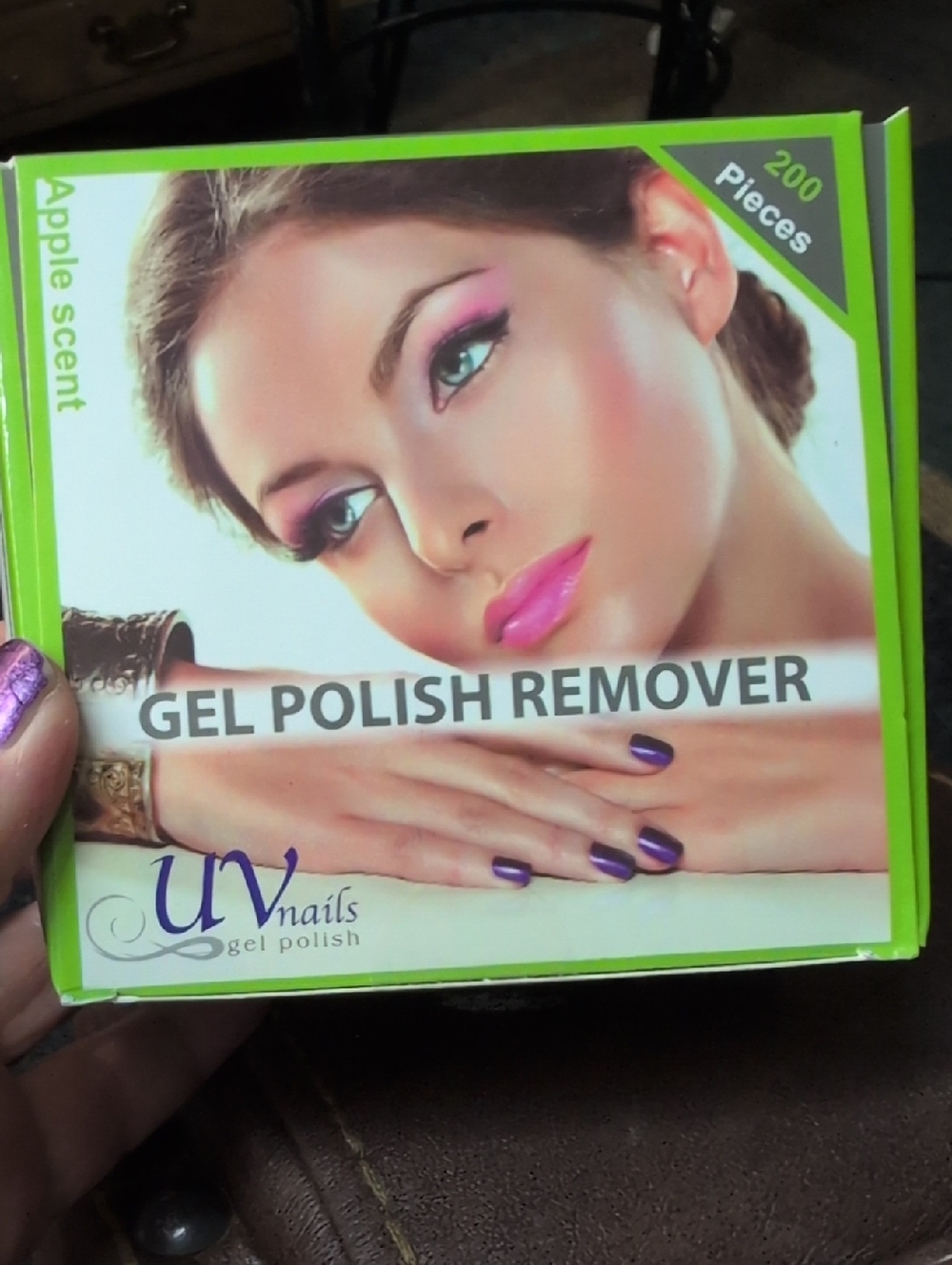 Gel Polish Remover Pads - Apple Scented 200 Pieces